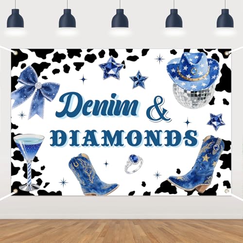 Fondo fotográfico Denim y Diamantes 5x3 ft miniatura 1