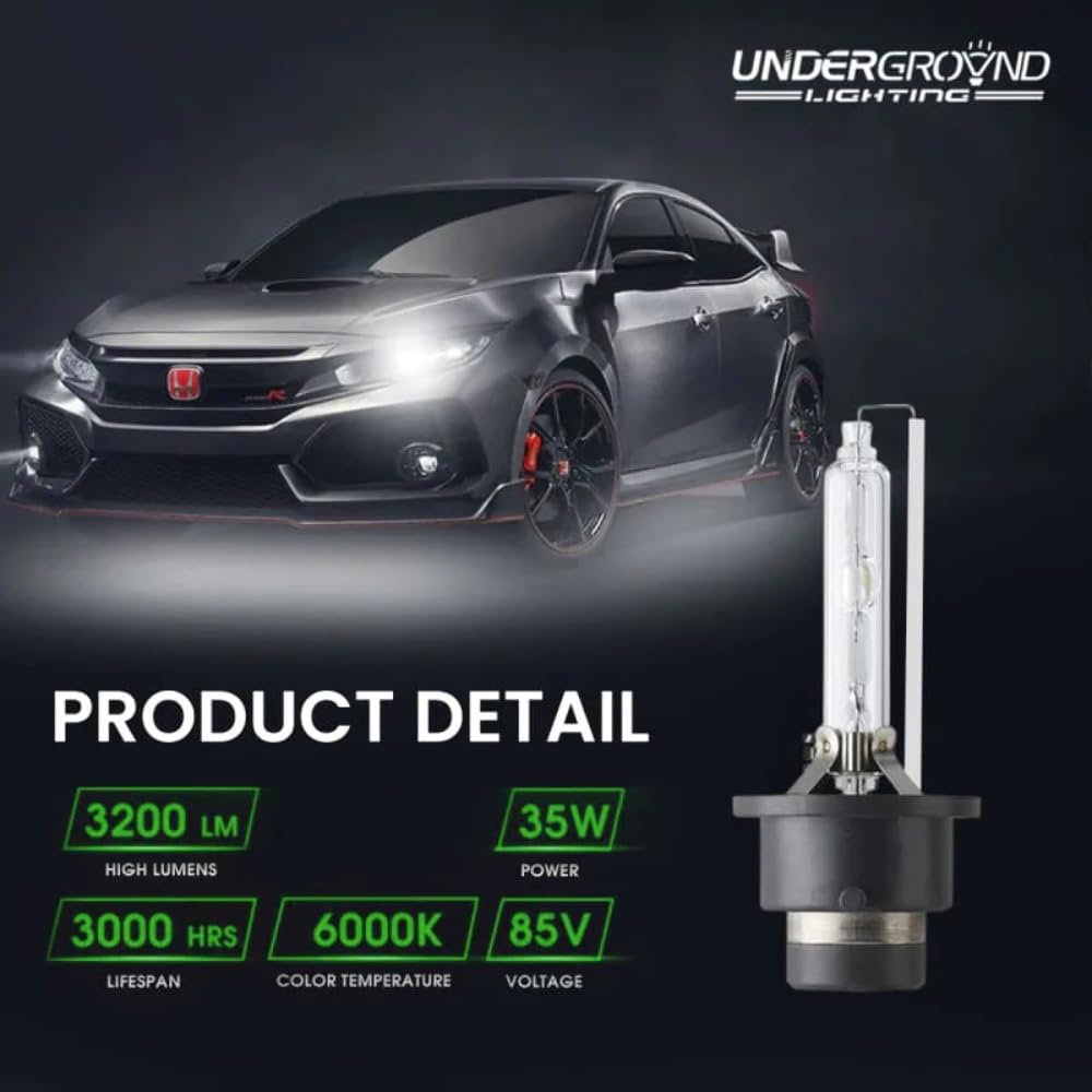 8cmシングル（バラ売り可） Amazon.com: Underground Lighting D2S HID Headlight
