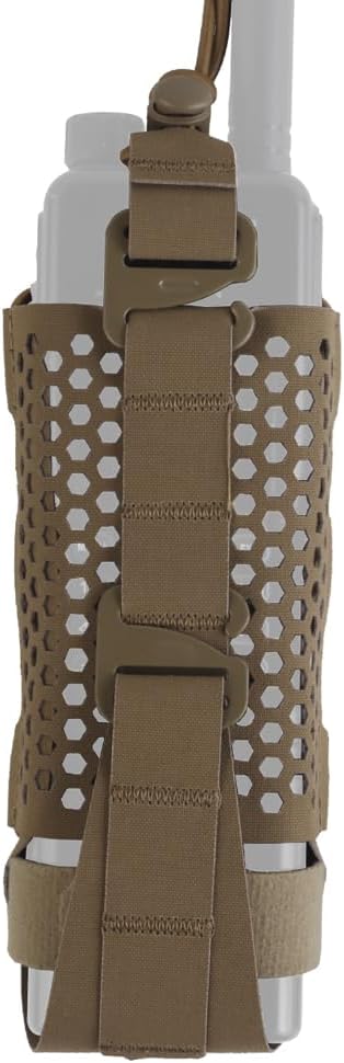 Radio Pouch,Tactical Universal Radio Holster with Molle Mount System for Walkie Talkie