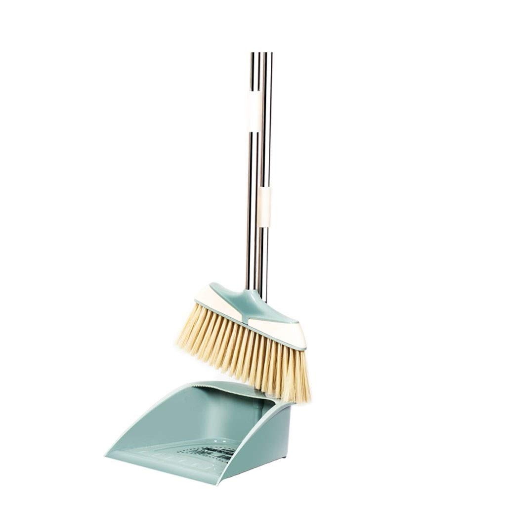 Set Scopa E Paletta TODOHOME | Manico In Acciaio 121 Cm | Salvaspazio Con 2 Teste Intercambiabili