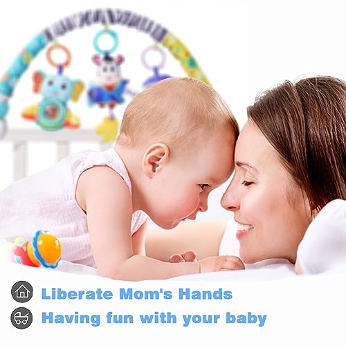 Image of Pau1Hami1ton Baby Stroller Arch Toys, Car Seat Toys,Bouncer Toy Bar /Mobile for Bassinet,Adjustable Baby Hanging Toys Fit for Crib Bed,Stroller,Car Seat.S-19(Aircraft)
