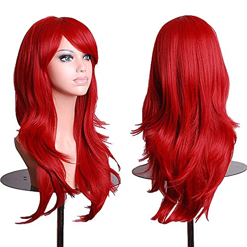 YEESHEDO-Womens-28-70-cm-Cosplay-Wig-Long-Wavy-Curly-Hair-Ends-with-Bangs-Wigs-for-Girls-Heat-Resistant-Synthetic-Wig-for-Party-Costume-Anime-Halloween-Red