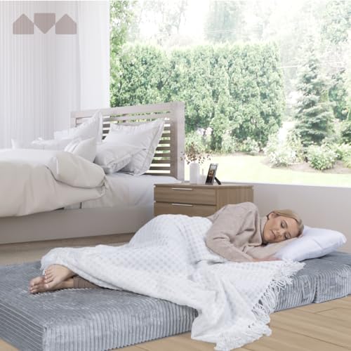 Milliard Kids Folding Mattress, Thick High Density Foam Fold Out Sofa Chair Bed, Great for Sleevovers - Playroom Bedroom Toddler Furniture 6 Milliard Kids Folding Mattress, Thick High Density Foam Fold Out Sofa Chair Bed, Great for Sleevovers - Playroom Bedroom Toddler Furniture - Image 6