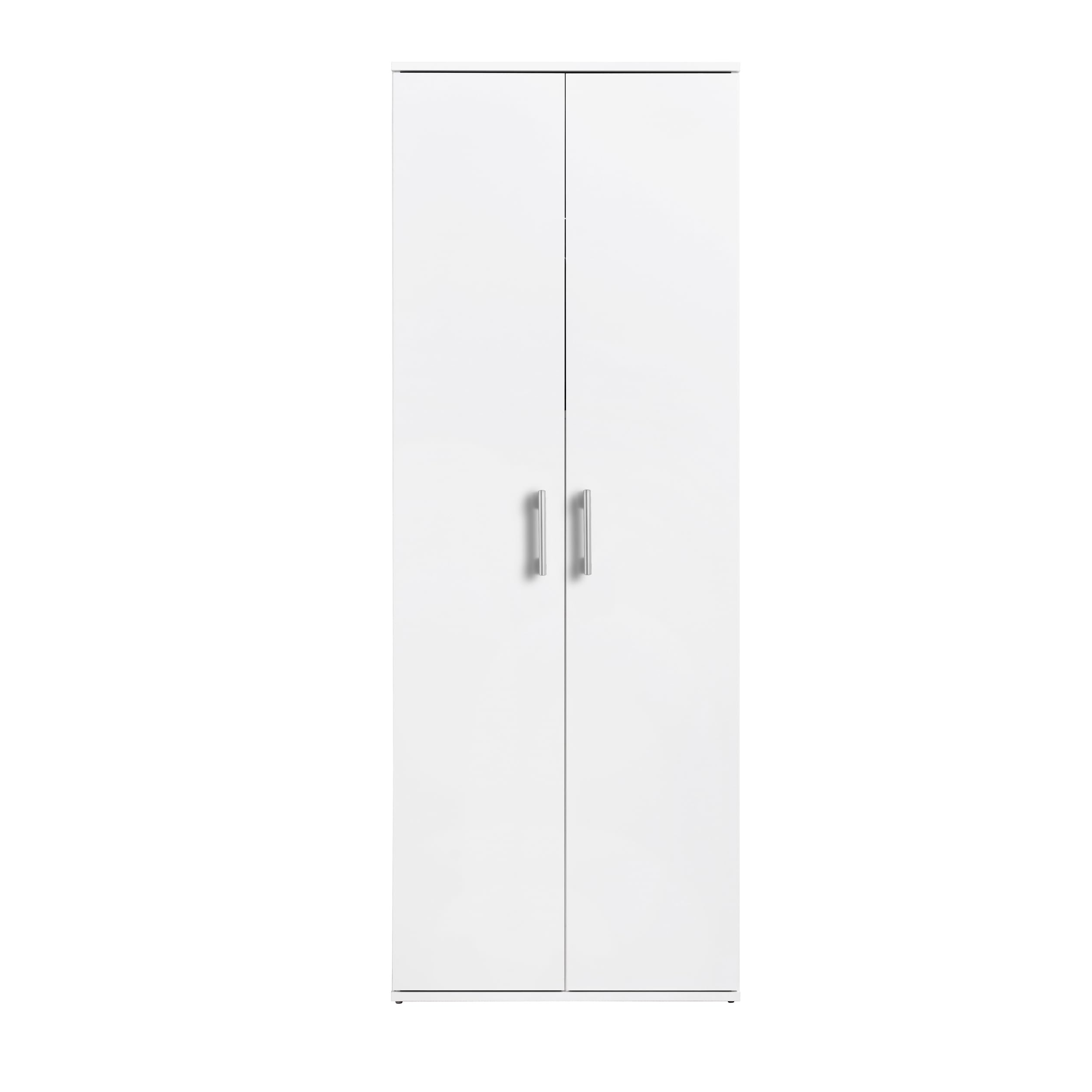 AVANTI TRENDSTORE - Montanaro - Armadio portascope a 2 ante a battente in legno laminato con 1 ripiano e sotto vano per scope e altri 3 ripiani. Dimensioni LAP ca. 60x180x34cm