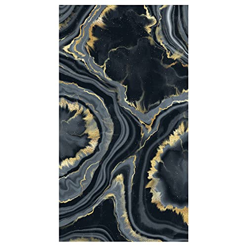 3D Removable Opaque Stained Glass Window Film,Anti Uv Glass Window Film,(29.5X78.7) Inch For Office,Bathroom,Bedroom,Living Room,Dining Room,Hotels,Classroommarbling #TOP2