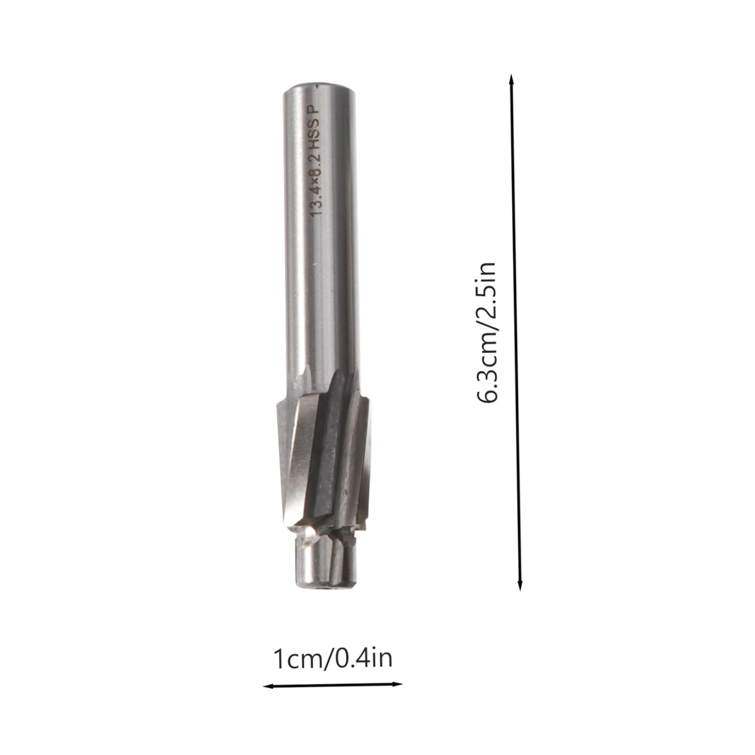 5Pcs Countersunk Head Milling Cutter Steel Silver for CNC Machining