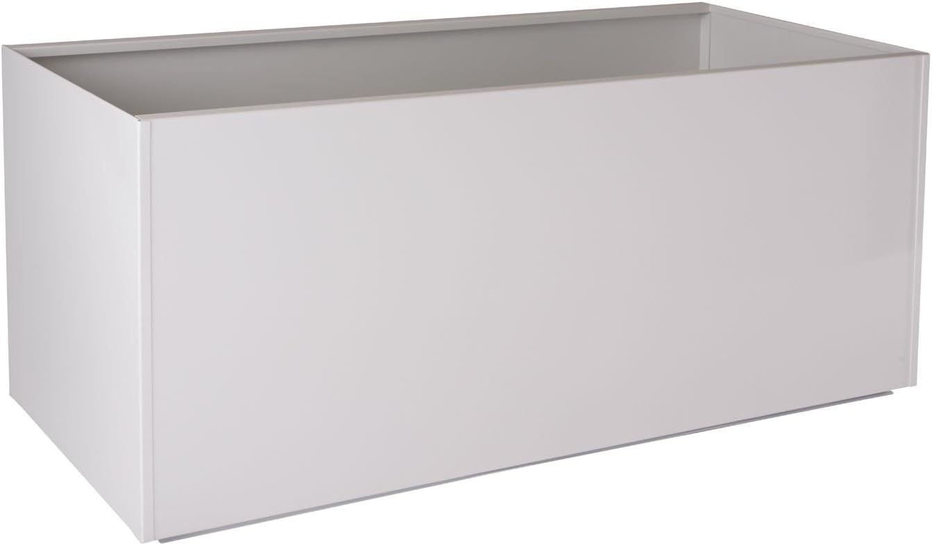 Nice Aluminum Rectangular Planter (Black, 20"x46")