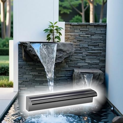 Déversoir cascade pour bassin : fini les installations complexes grâce au tuyau ondulé