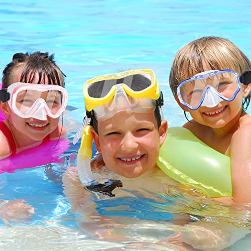 Peicees Swimming Goggles with Nose Cover for Kids, Youth Anti Fog Swim Goggles Snorkel Diving Mask for Boys Girls - Thumbnail 7