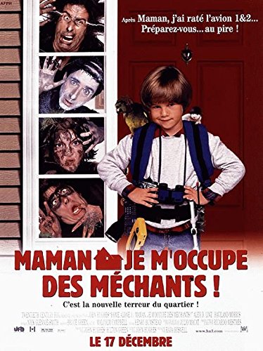 Affiche Cinema Originale de collection Maman, Je M'Occupe Des Méchants 1997 vintage