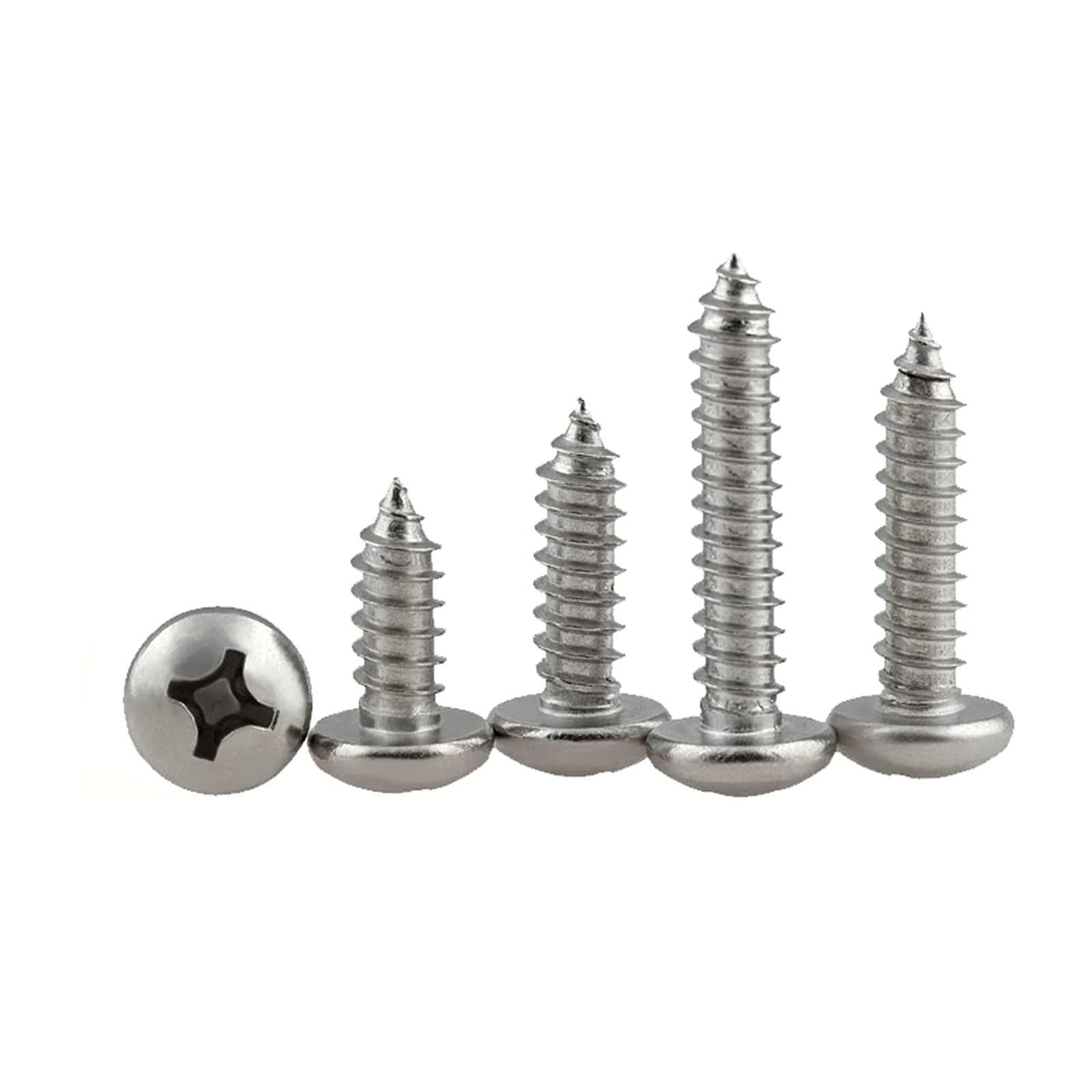 M1-m6 Pan Head Screws Self-Tapping Screws Electronic Small Screw M1.7 (100pcs) 16mm