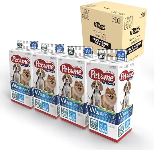 （06:30時点） ペットアンドミー Pet&me ペットシーツ うす型 薄型 1回使い切りタイプ レギュラーサイズ 33×45cm 800枚入り [ケース販売]