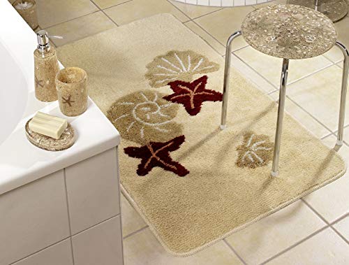 Sanwood 8012712 Mare Bath Mat 100% Polyacrylic Table Tuft 60 x 100 cm