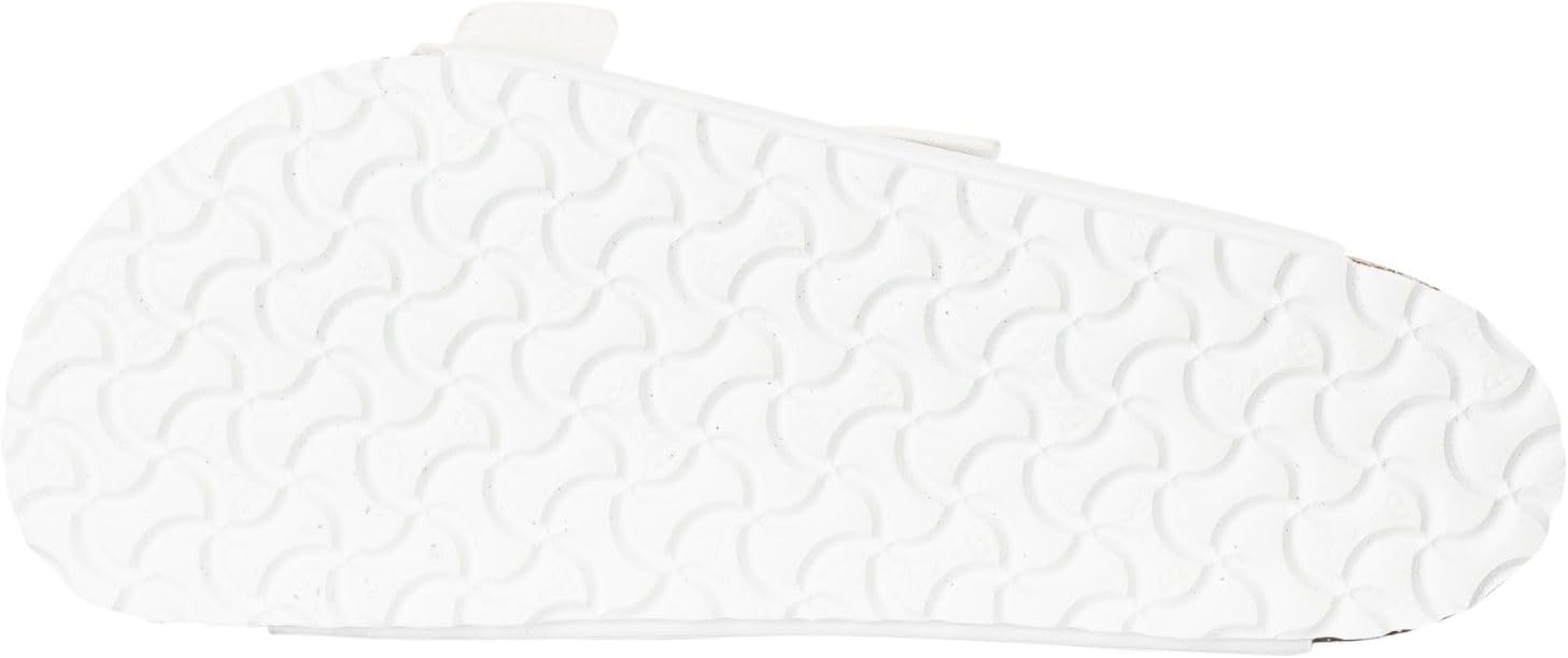 Birkenstock Arizona Soft Footbed Patent Leather Sandal, White Birko-Flor?, 42 (US Men's 9-9.5, US Women's 11-11.5) Regular