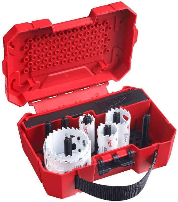 Milwaukee Hole Dolzer Bi-Metal Hole Saw, 10 Piece Set 49224201