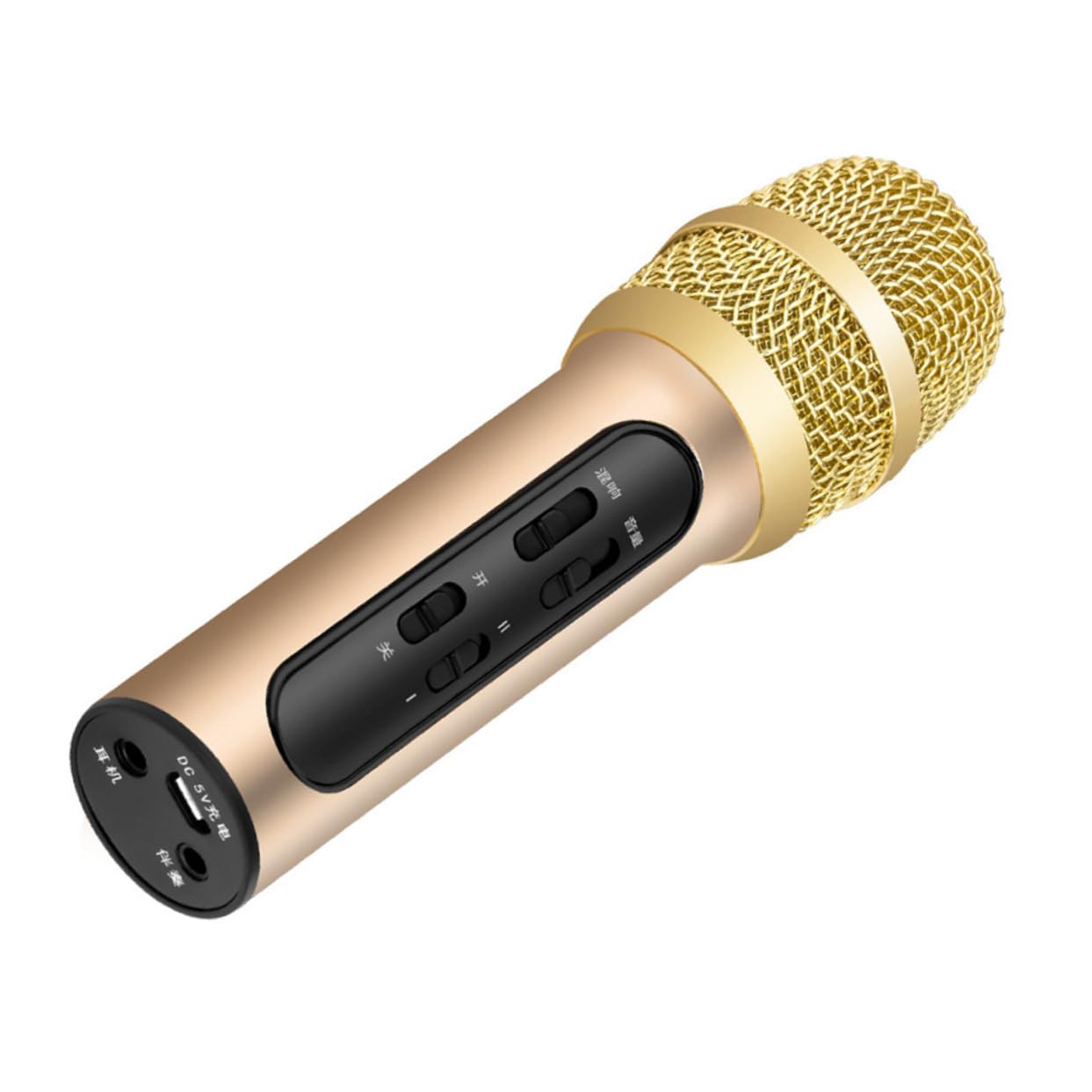 Microphone chant USB rechargeable à main UKCOCO capsule large studio - 8