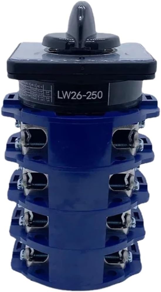 250A Change-Over Cam Switch LW26-250/4 Three Gear Four Wire Double Power Supply Motor Forward and Reverse