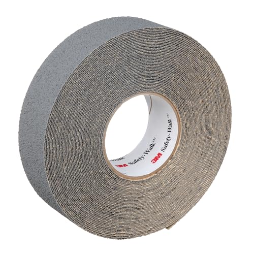 Image of 3M Safety-Walk Slip-Resistant Medium Resilient Tapes & Treads 370, Gray, 2 in x 60 ft, Roll, 2 /Case