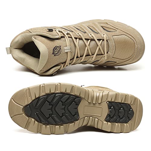 Mannen Outdoor Lichtgewicht Wandelen Trekking Schoenen Ademend Slijtvaste Tactische Schoenen Wandelschoenen Training Militaire Laarzen - Image 4