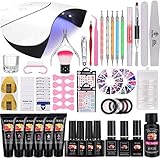 48W Lampada Kit UV GEL Completo, MYSWEETY, Salone Set per Unghie con 6...