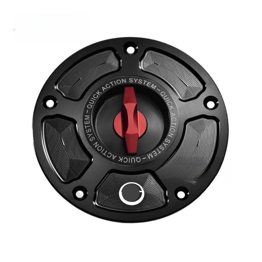 Tappo Serbatoio Gas Tubo Tappo Serbatoio Carburante Con Azione Di Rilascio Motocicletta Per CB400 1992-2016 CBR 600 RR 2003-2021 Accessori Per Motociclette Tappo Serbatoio Carburante(Red Type-I)
