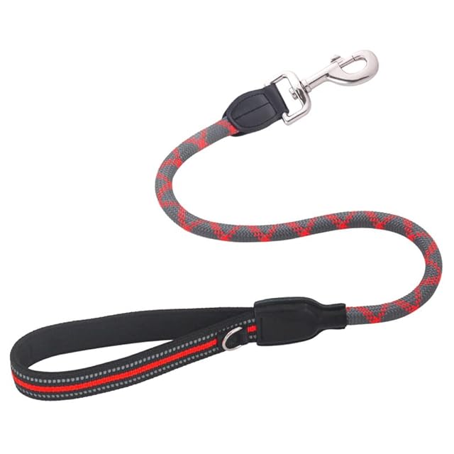 Correa corta para perro, correas elásticas de nailon