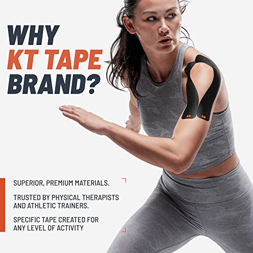 (black) - KT Tape Original Cotton Uncut Kinesiology Tape