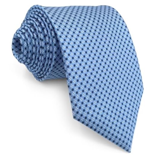 shlax&wing Nuevo La Moda Hombre Extra largo Seda Corbatas Para Azul Color Sólido Extra largo