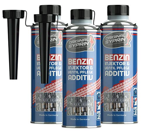 SYPRIN Originele benzine-additief benzine-additief additief injectie-ventielverzorging benzine-additief additief additief brandstof-additief additief set van 3