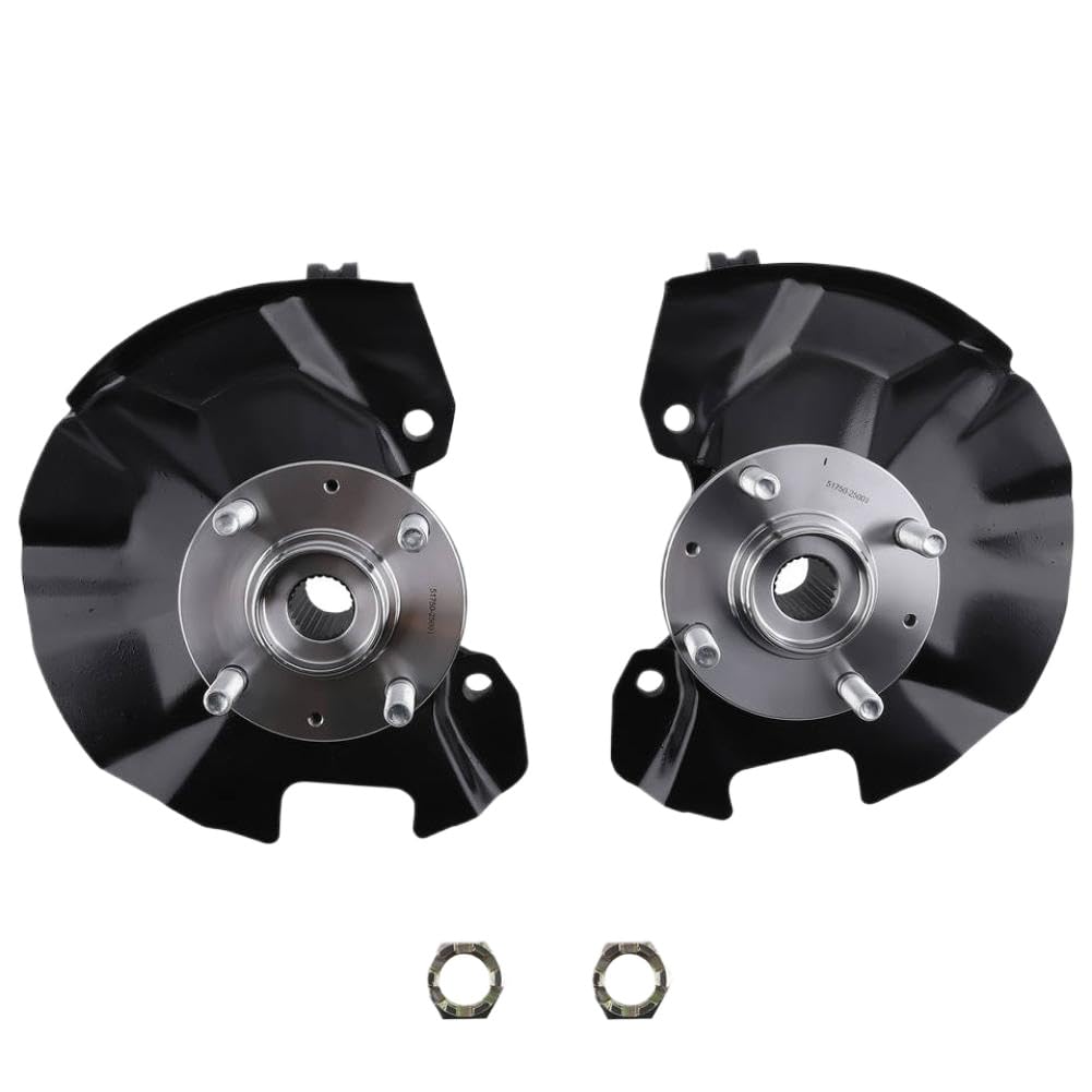 Ensemble de fusée de direction, roulement de moyeu de roue avant, 51716-1E100, Compatible avec Accent