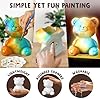 Goody King Paint Your Own Bear Lamp Kit, DIY Night Light, Arts and Crafts for Kids Ages 8-12, Art Supplies Painting kit for Kids, Room Decorations, Bear Crafts Birthday Gifts for Kids Ages 3 4 5 6 7 8 #3