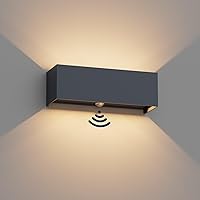 Coinmit Lampada da parete da esterno da 30 W con sensore di movimento