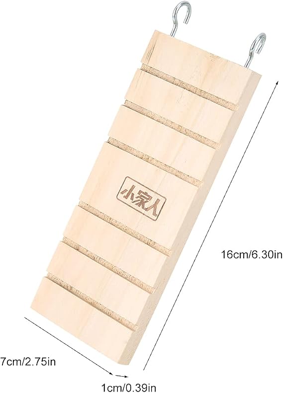 Rabbit Hutch Ramp Replacement Board Pet Wooden Ladder Hamster Bird Stand Platform Toy Rest Board Perches Cage
