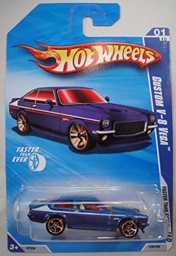 Hot Wheels Faster Than Ever '10 Blue Custom V-8 Vega 1/10
