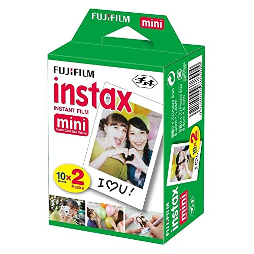 Fujifilm Instax Mini Instant Film Twin Pack (White) - International Version #TOP4
