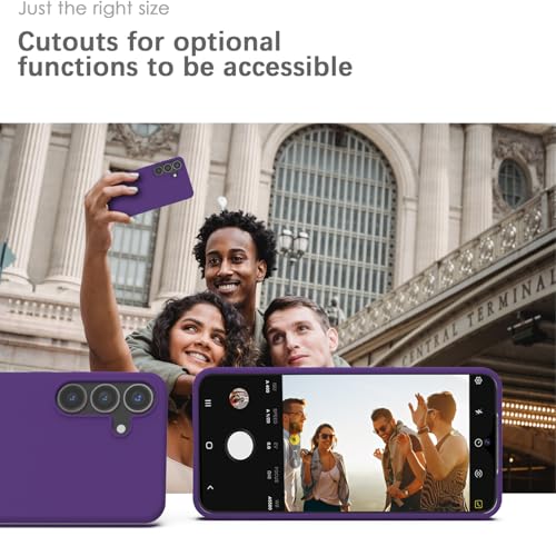 Coque Samsung S25 Plus silicone housse de protection anti choc violet - 6