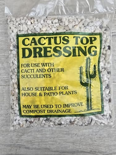 Cactus Top Dressing 800g. Great for Cacti/Cactus, Succulents and Houseplant/Indoor Plants. Perfect for decorating pots. (White)