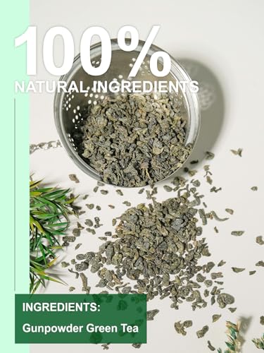 Image of TeeLux Gunpowder Green Tea Loose Leaf, Smooth & Mellow Taste, 16oz