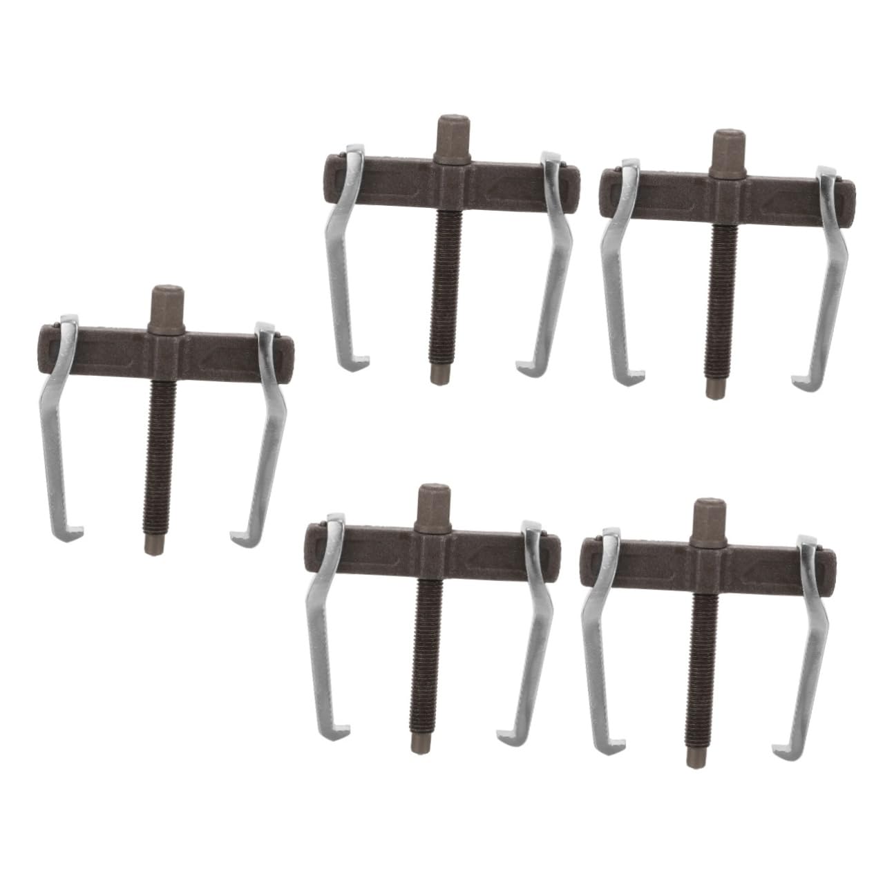 TOPBATHY 5 Pièces Crochet Unique de l'attrac extracteur arrache moyeu Outil d'extraction de moyeu Outil d'extraction de roulement intérieur Acier Carbone