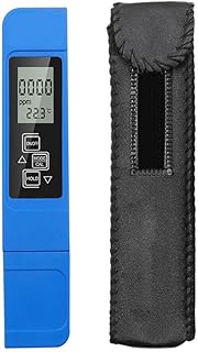 Water Quality Tester,Portable 3-in-1 Water Quality TDS Tester,Accurate Water Testers with Backlit LCD for Household Drinking Water, Pool, Hydroponics, Aquarium (Blue)