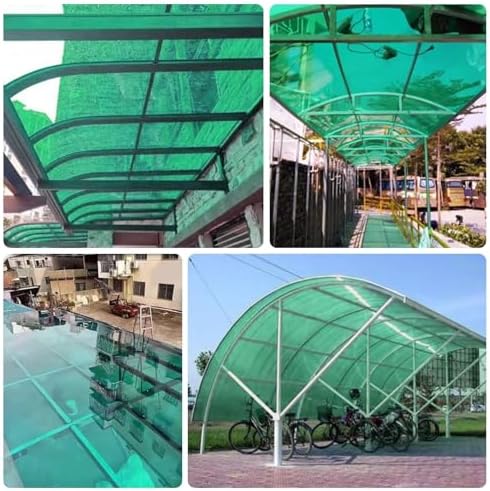 Lightweight UV-Resistant Polycarbonate Roofing Sheet for Greenhouses & Patios - Easy Installation, Weatherproof Solution for Outdoor Structures & Sheds