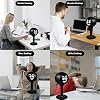 Desktop Punching Bag,Portable Strong Suction Cup Boxing Bag Speed Balls,for Home or Office Boxing Stress Relief Training,Fun Punch Gift for Kids or Adult or Coworker(Black)