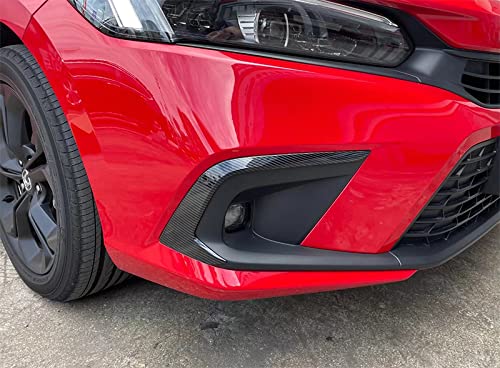 FK7 シビック後期フロントバンパーガーニッシュ フォグランプカバー 左右セット KUTOOK シビック fk7 ハッチバック パーツ アクセサリー