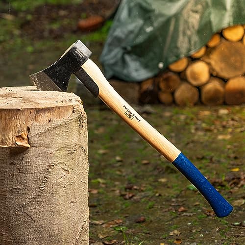 Germania Axt 1250 g mit 64 cm Hickory-Stiel & Stielschutz/zum Spalten von Holz – Bild 6