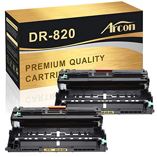 Arcon Compatible Drum Unit Replacement for Brother DR 820 DR820 DR-820 DR890 DR-890 Brother HL-L6200DW HL-L5000D HL-L5100DN HL-L5200DW MFC-L5900DW MFC-L5800DW MFC-L5850DW MFC-L6800DW Printer (2 Packs)