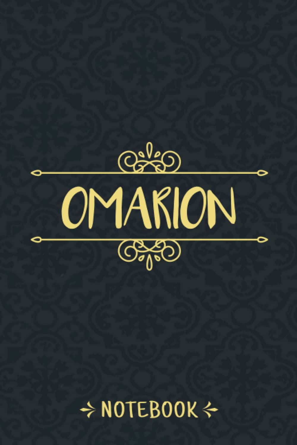 Omarion Notebook: Personalized Notebook With Name For Omarion, Birthday Gift For Girls and Women, 6x9, 120 College Ruled Page, Matte Finish Cover, Vintage Journal For Men, Kids, Students and Boys