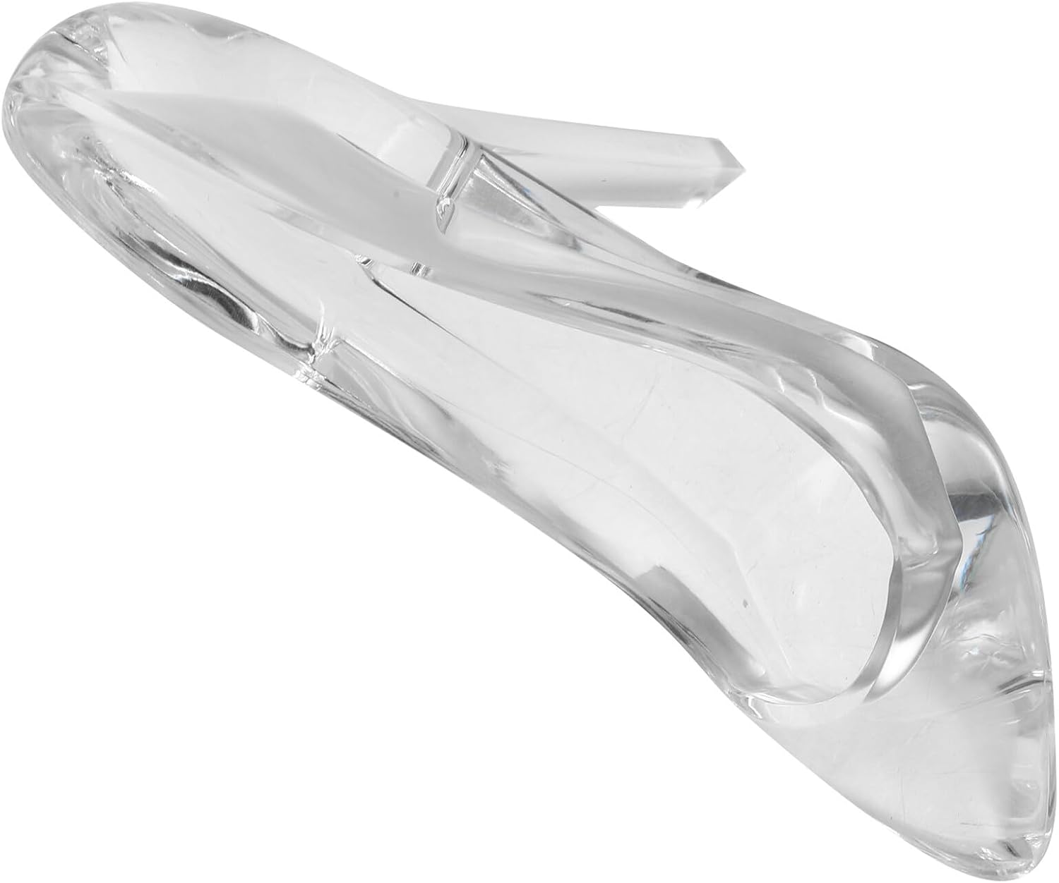 Crystal Shoe Jewelry Box Organizer Acrylic 128mm Height ’s Jewelry Storage Case Trinket Holder for Desktop Countertop