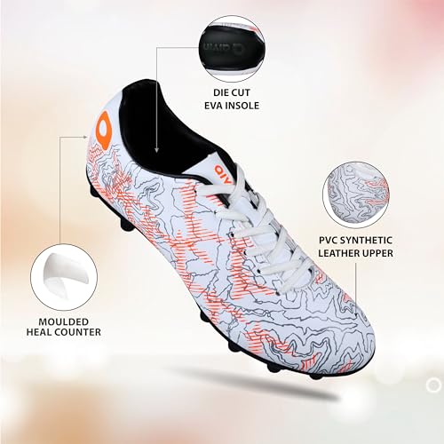 Image of Aivin Uplift 2.0 Football Stud |Lightweight Insole Provides More Comfort and Grip | PVC Synthetic Leather Excellent Ball Control and Tackling |Football Shoes for Men
