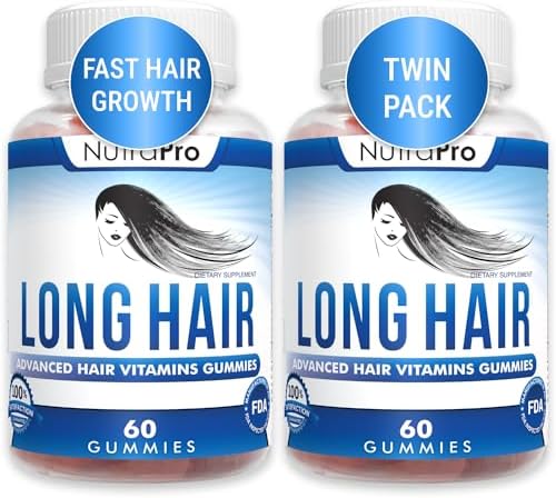 NutraPro Long Hair Gummies AntiHair Loss Supplement for