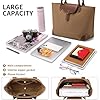 SENDEFN Tote Bags for Women Waterproof Nylon Stylish Ladies Shoulder Bag Top Handle Handbag for Work,School,Travel,School,Shopping #3